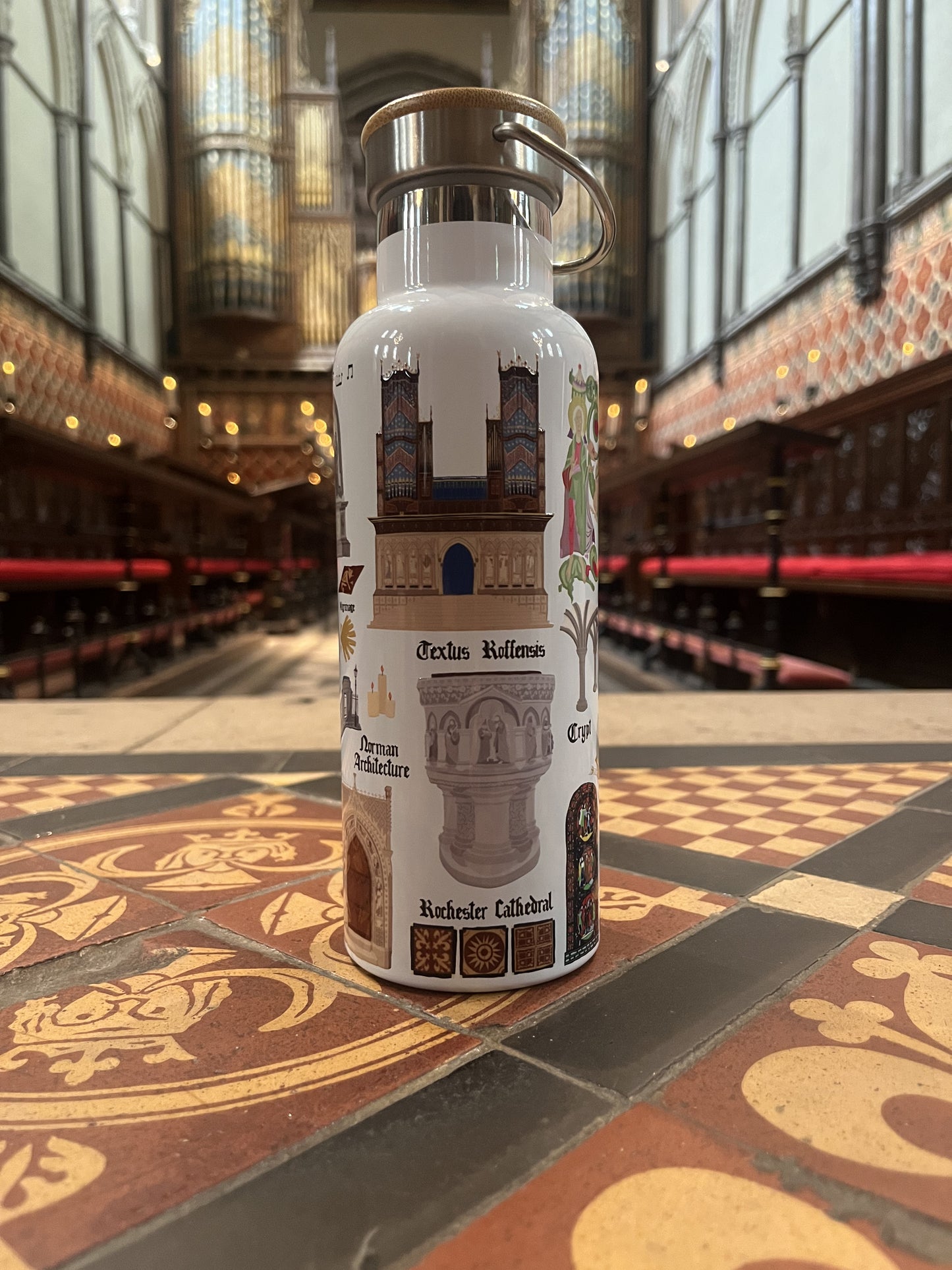 Rochester Cathedral Melody Water Bottle