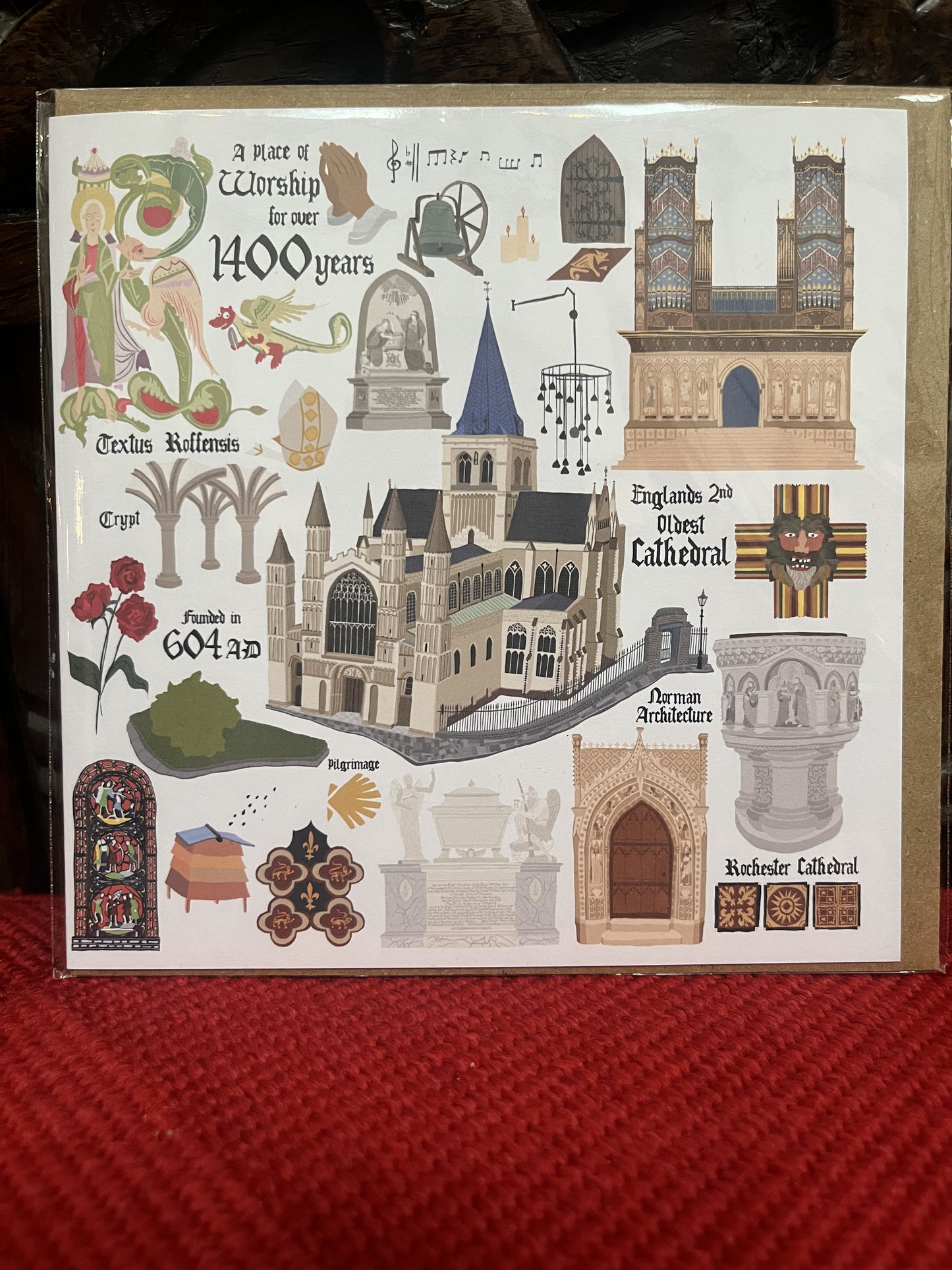 Cathedral melody card