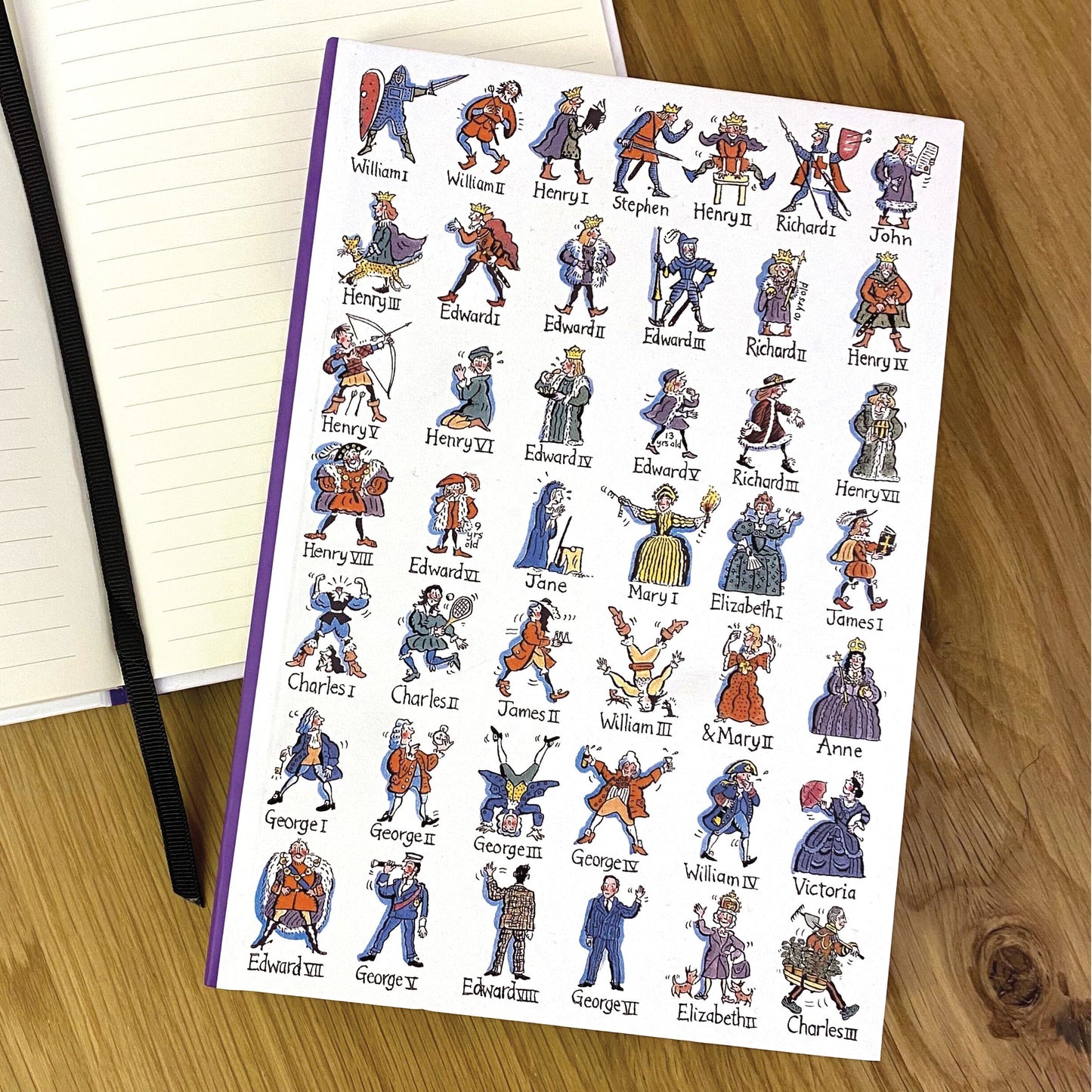 Kings and Queens of England Note Book