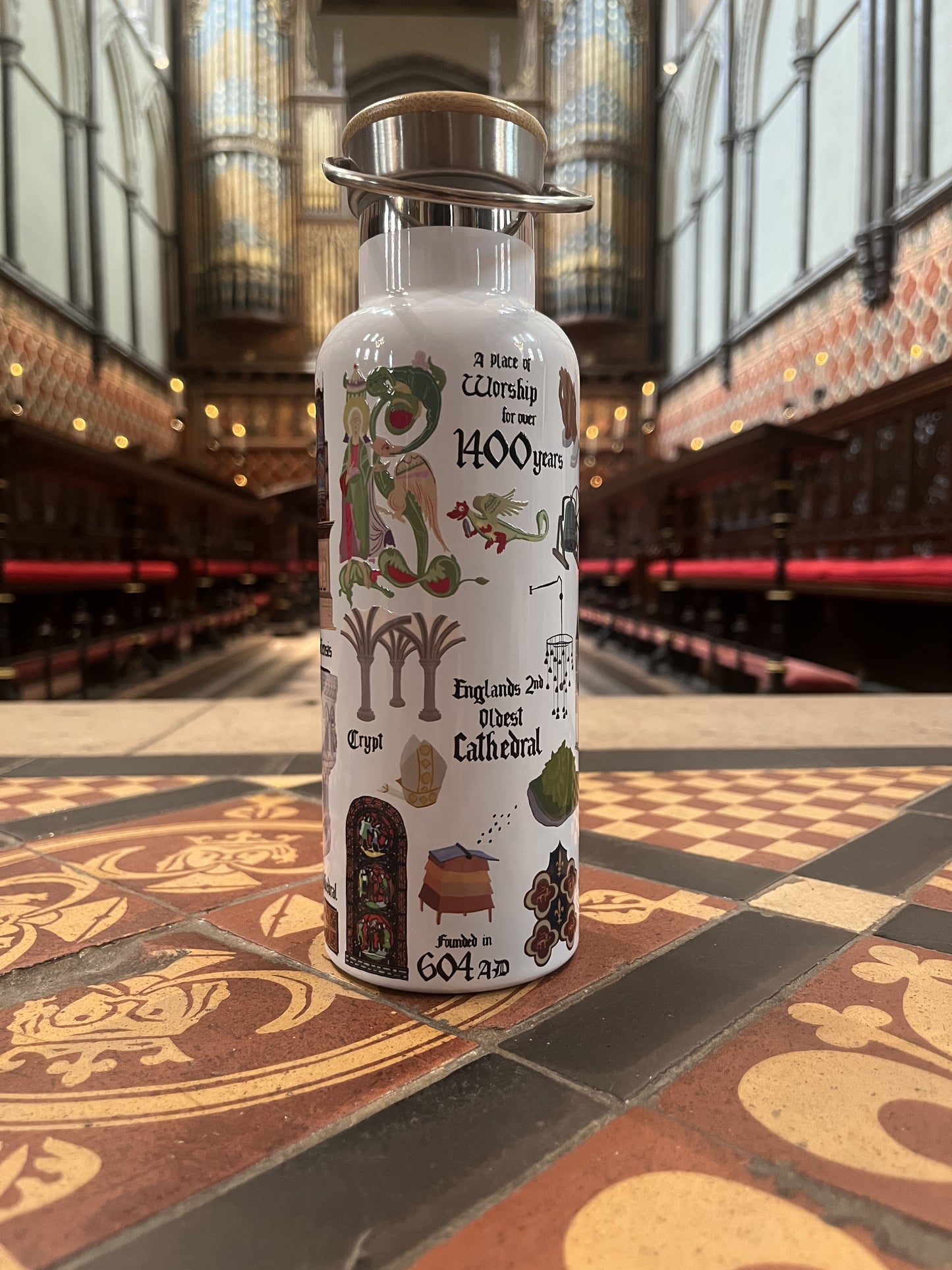 Rochester Cathedral Melody Water Bottle
