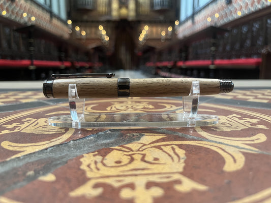 Limited Edition Pew Oak Pen Available in Gun Metal or Rose Gold