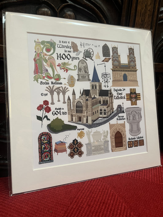 Rochester Cathedral Melody Print