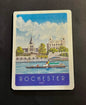 Rochester Cathedral and Castle Wooden Magnet