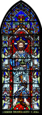 Rochester Cathedral Stain Glass Window Cling Christ The King
