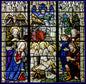 Rochester Cathedral Stain Glass Window Cling Christ's Nativity