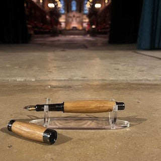 Limited Edition Pew Oak Fountain Pen available in Gun Metal Grey