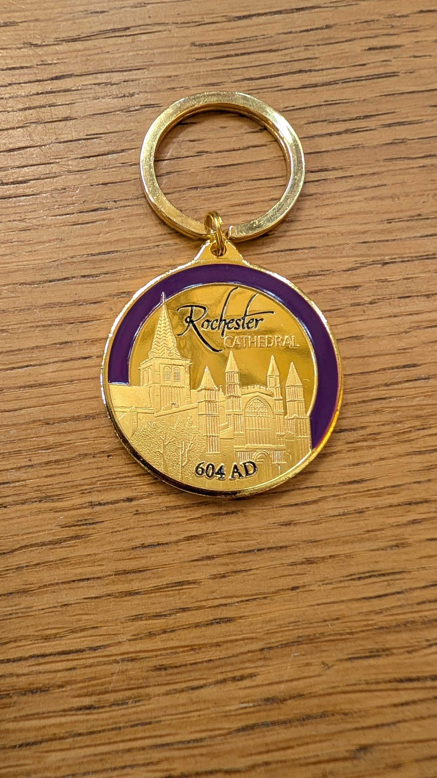 Rochester Cathedral Pilgrim Way KeyringTh