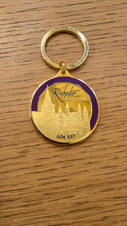 Rochester Cathedral Pilgrim Way KeyringTh