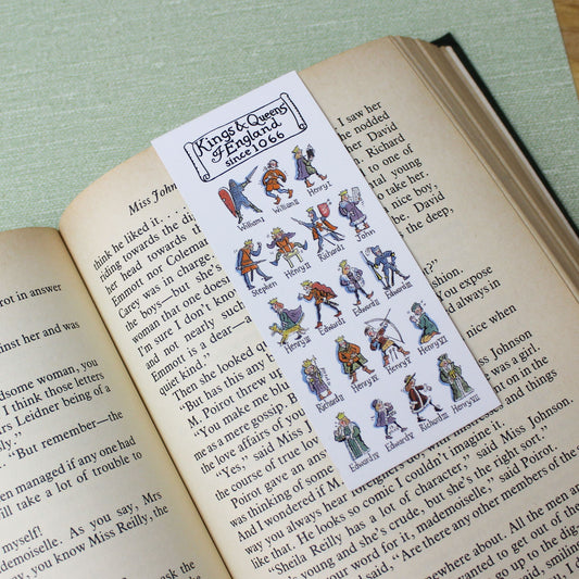 Kings and Queens of England Magnetic Bookmark