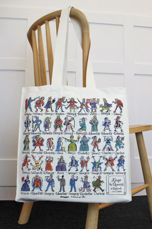 Kings and Queens of England Tote Bag