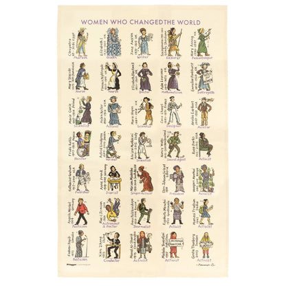 Women That Changed The World Tea Towel